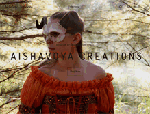 Tablet Screenshot of aishavoya.com